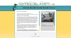 Desktop Screenshot of hotelblauet.com