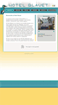 Mobile Screenshot of hotelblauet.com